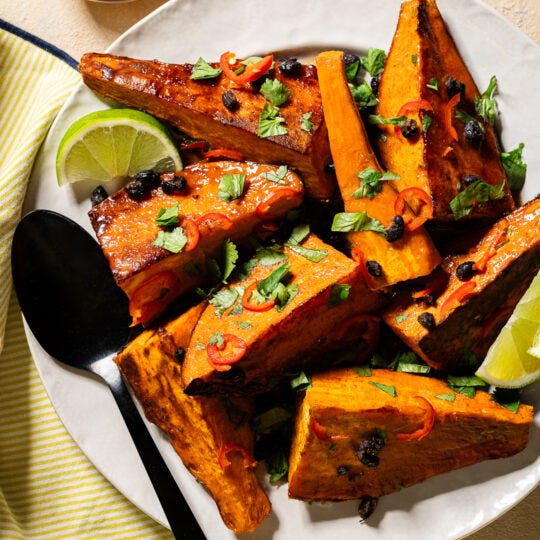 Chile Butter Sweet Potatoes