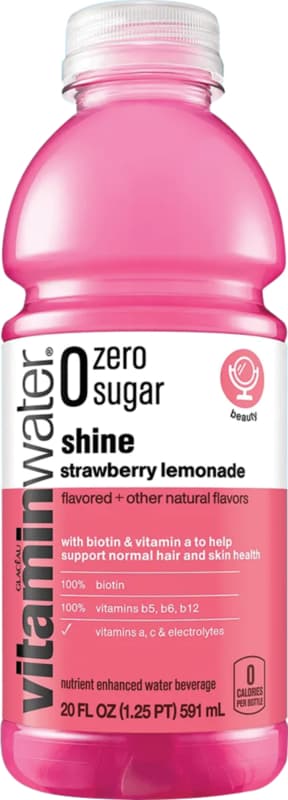 00498 Shine Strawberry Lemonade Vitamin Water