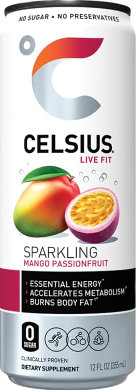 02143 Sparkling Mango Passionfruit Celsius