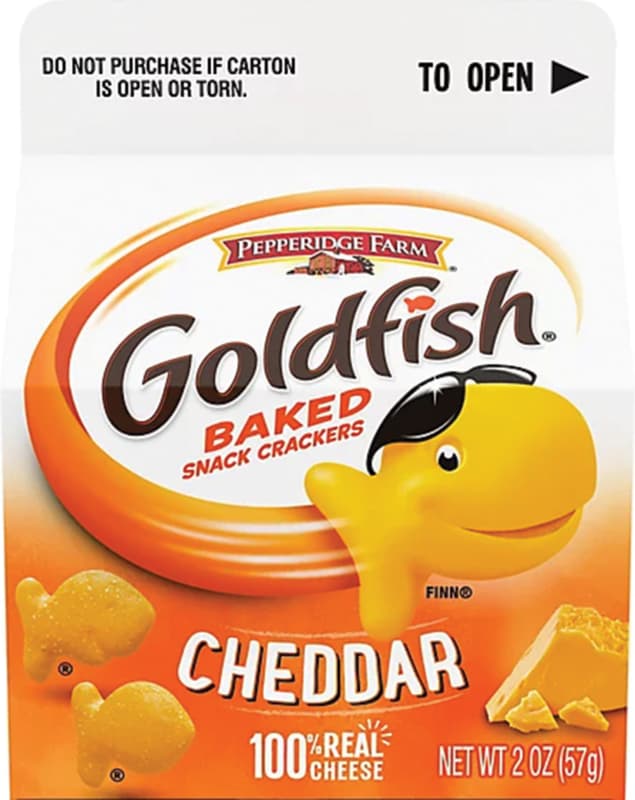 07867 2 oz Goldfish Box Peppridge Farms