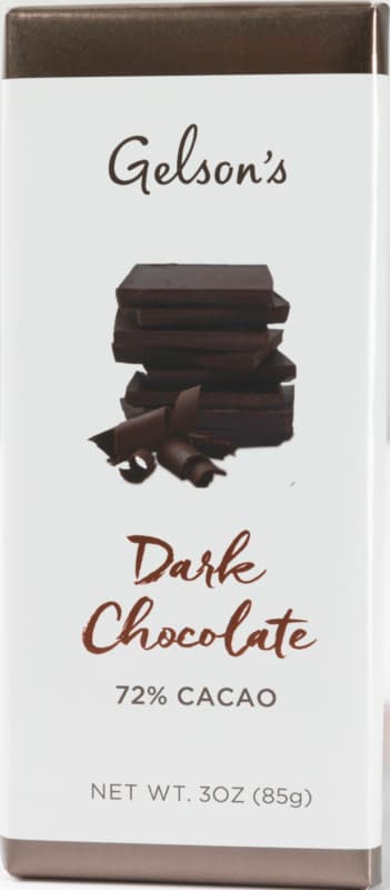 08971 Dark Chocolate 72 Gelsons