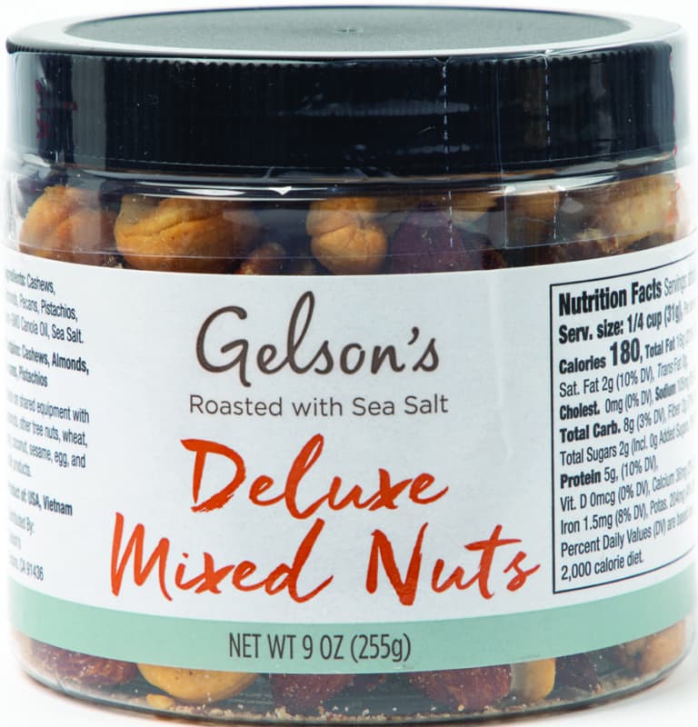 11242 Deluxe Mixed Nuts Jar Gelsons