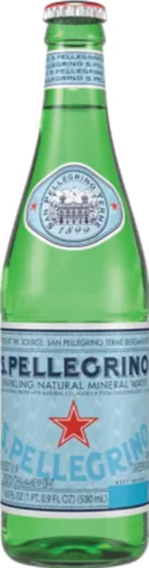 80008 500ml Water Glass Bottle San Pellegrino