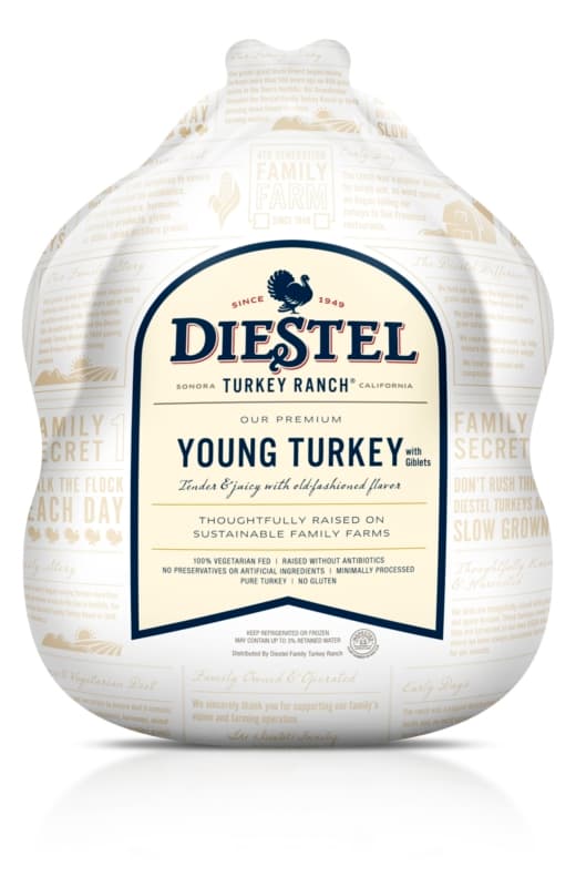 Diestel Natural Turkey White Background