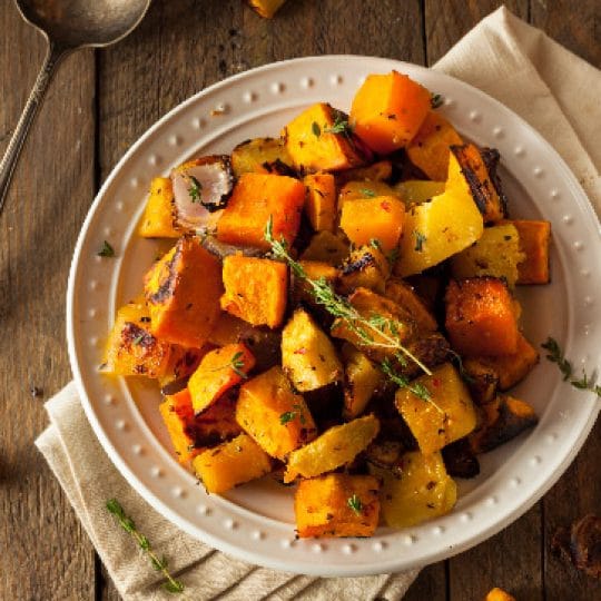 Organic Roasted Winter Squash with Rosemary Gelson's