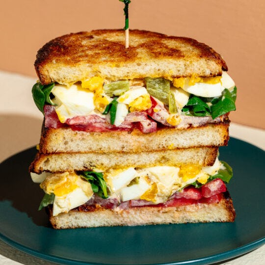 Hatch Chile Egg Salad Sandwich