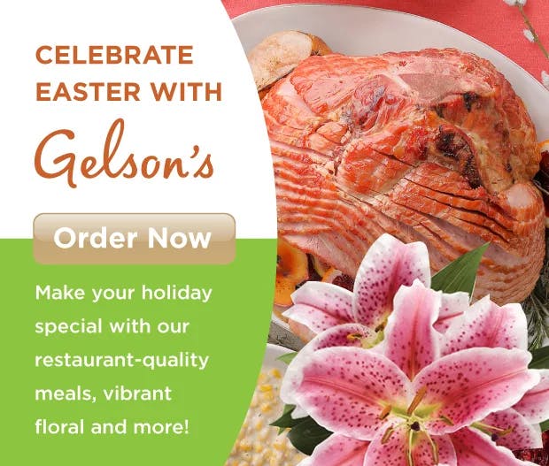 Enjoy a relaxing Easter when you serve a mouthwatering holiday dinner from Gelson's Kitchen. Seasonal ingredients star in restaurant-quality recipes.